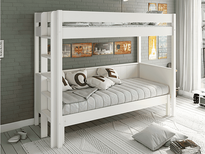 noomi arvid pull out bunk bed white