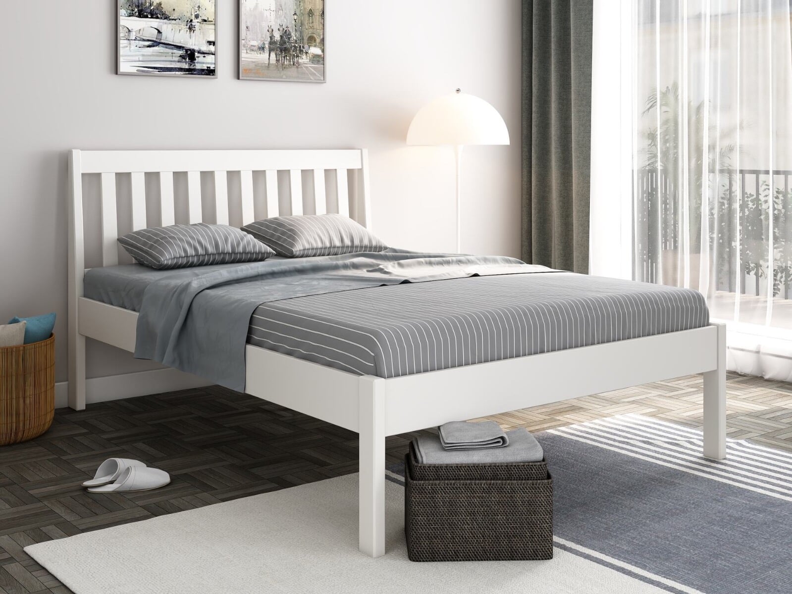 Classic store white bed