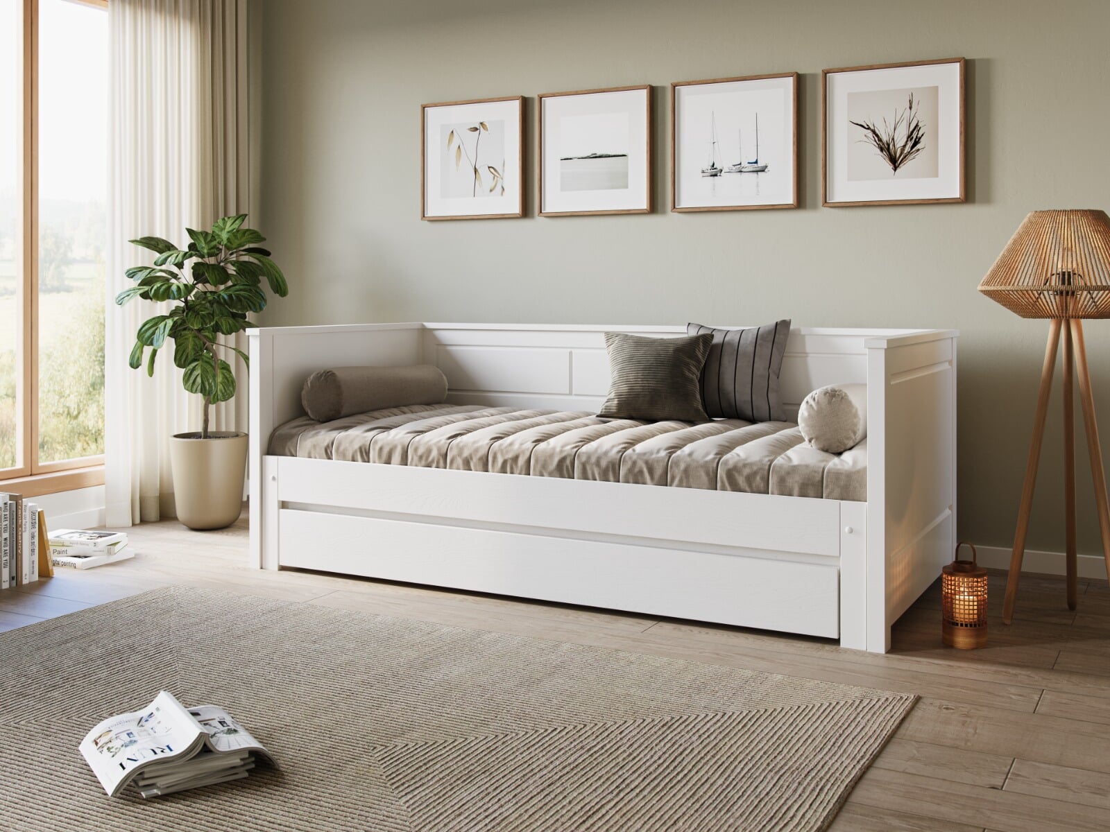 A daybed with trundle deals