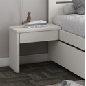 Noomi Carita Solid Wood Bed White/Oak (FSC Certified)
