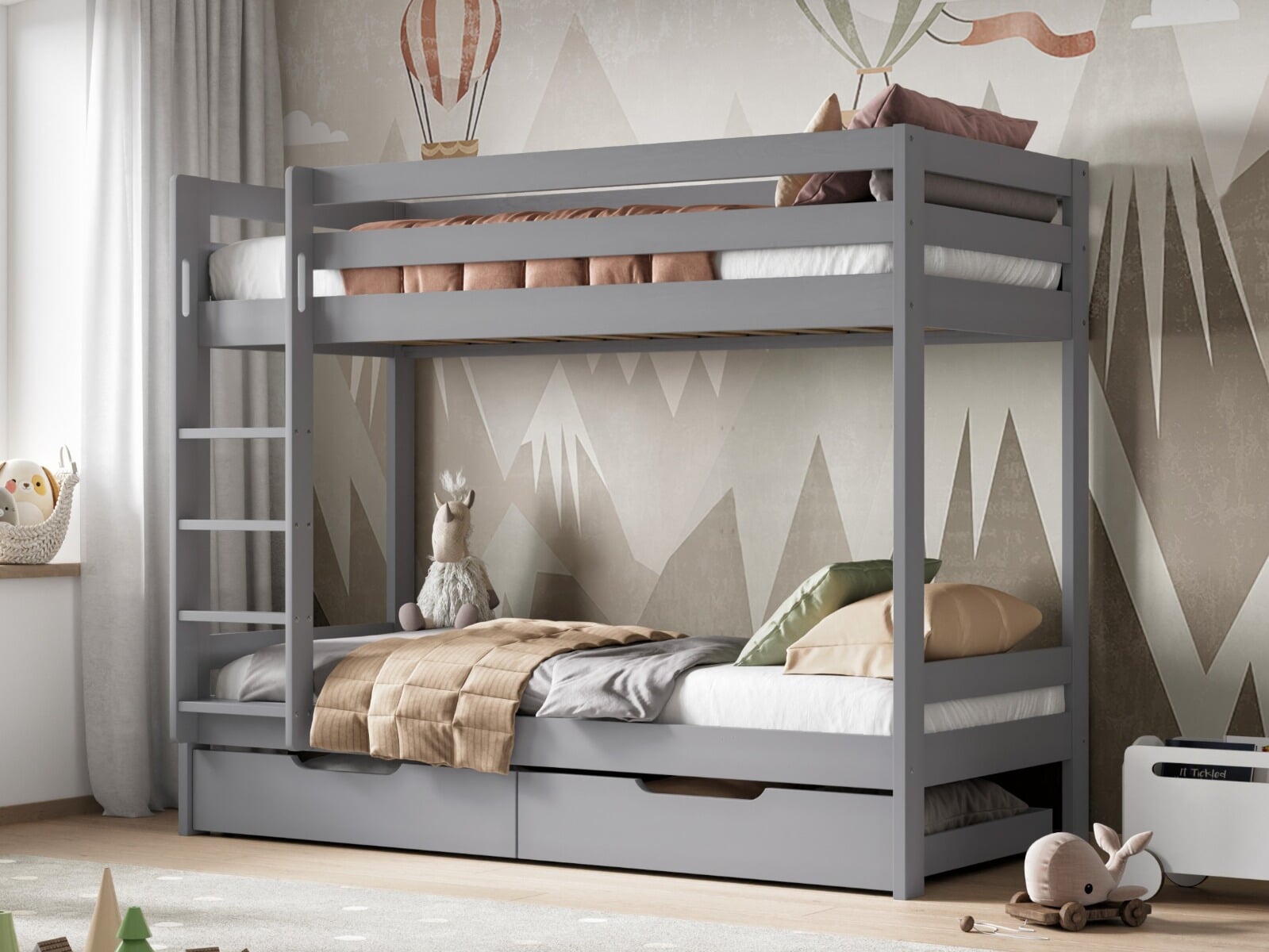 Queen and sale full bunk bed