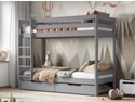 Noomi Nora Solid Wood Bunk Bed with Optional Storage (FSC-Certified)