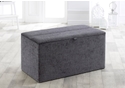 Vogue Beds Nova Blanket Box Upholstered blanket box available in 2 sizes beech lined a wide range of fabric options and colours