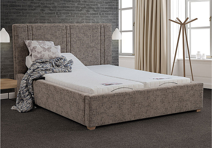 Sweet Dreams Nutmeg Adjustable Bed Frame Two individual adjustable units and 5 stage adjustable action