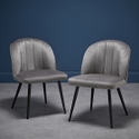 LPD Orla Chair Grey Pack Of Two