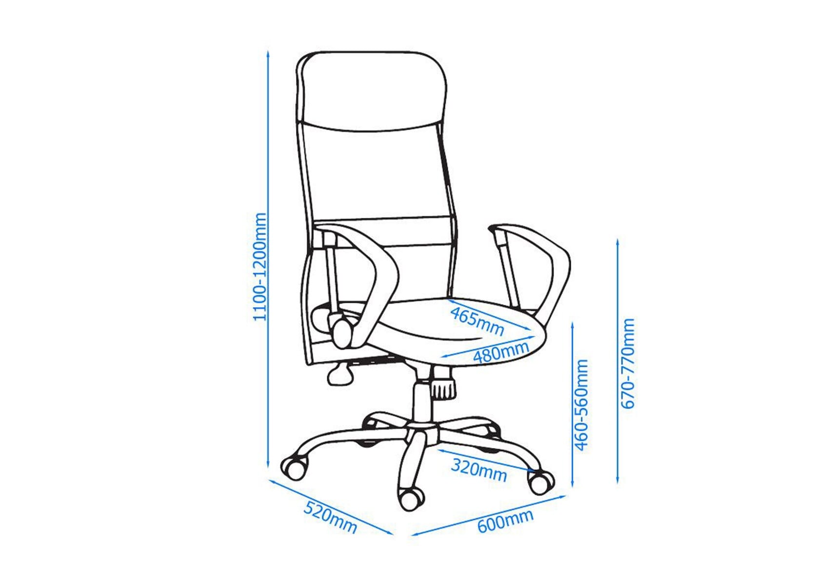 alphason orlando aoc4087blk tilting operator chair