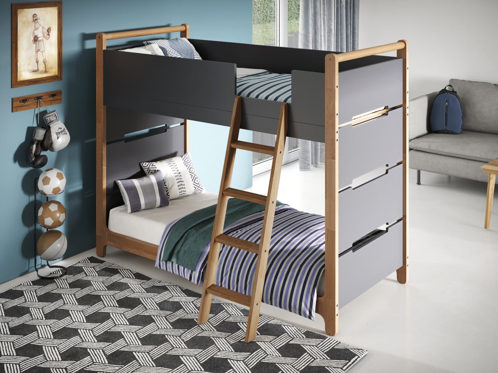 Ok furniture double 2024 bunk beds