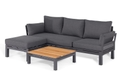 Maze Oslo Chaise Sofa Set - Charcoal