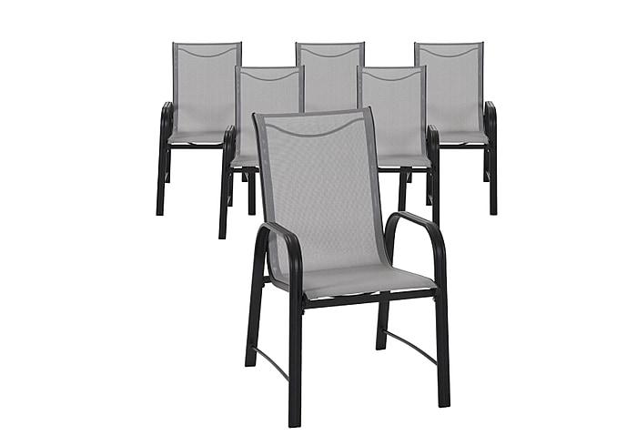 Cosco Paloma Patio Dining Chairs 6 Pack