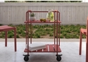 Novogratz Penelope Outdoor/Indoor Metal Serving Cart