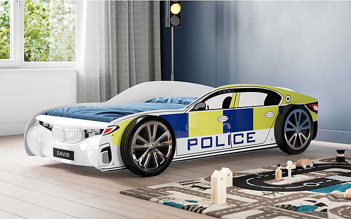 UK Police car single bed