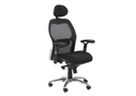 Alphason Portland Mesh Back Office Chair Black