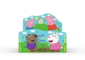 Peppa Pig junior bed frame brightly coloured images of Peppa Pig George and friends