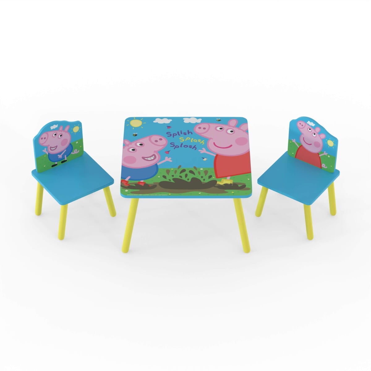 Peppa table and chairs on sale