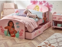 Disney Princess Toddlers Bed with Storage Light Pink