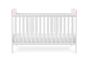Obaby Grace Inspire Cot Bed & Under Drawer - Watercolour Rabbit Pink