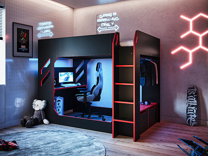 Recoil Shuttle Gaming Bed