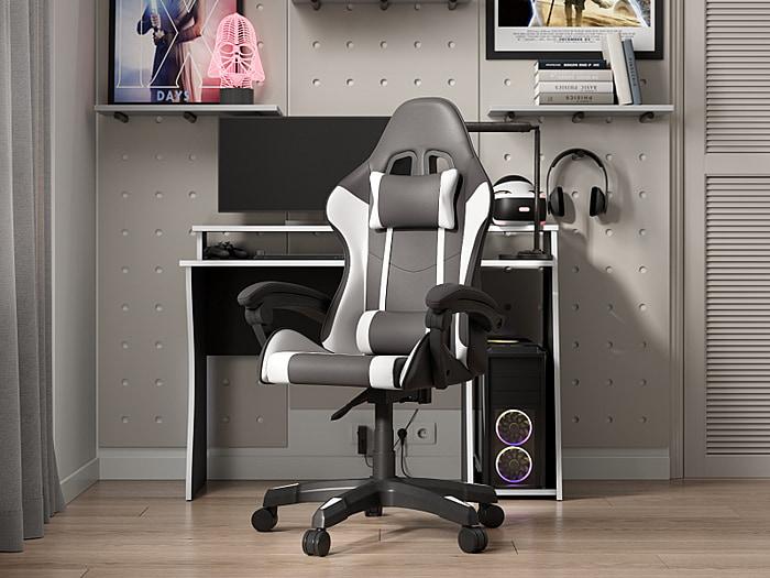 Recoil Marshall Black/White Gaming Chair