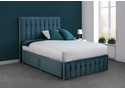 Sweet Dreams Rhythm Fabric Divan Bed Frame Elegant design available in 4 sizes and 12 fabrics drawer and ottoman options