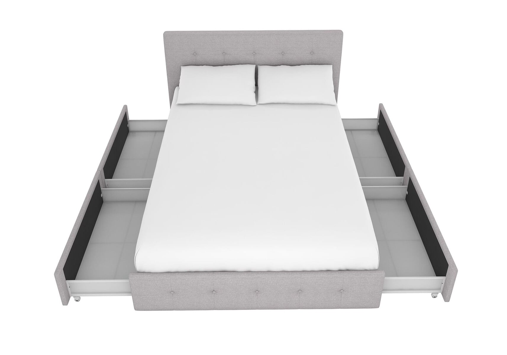 Dhp rose linen on sale upholstered platform bed