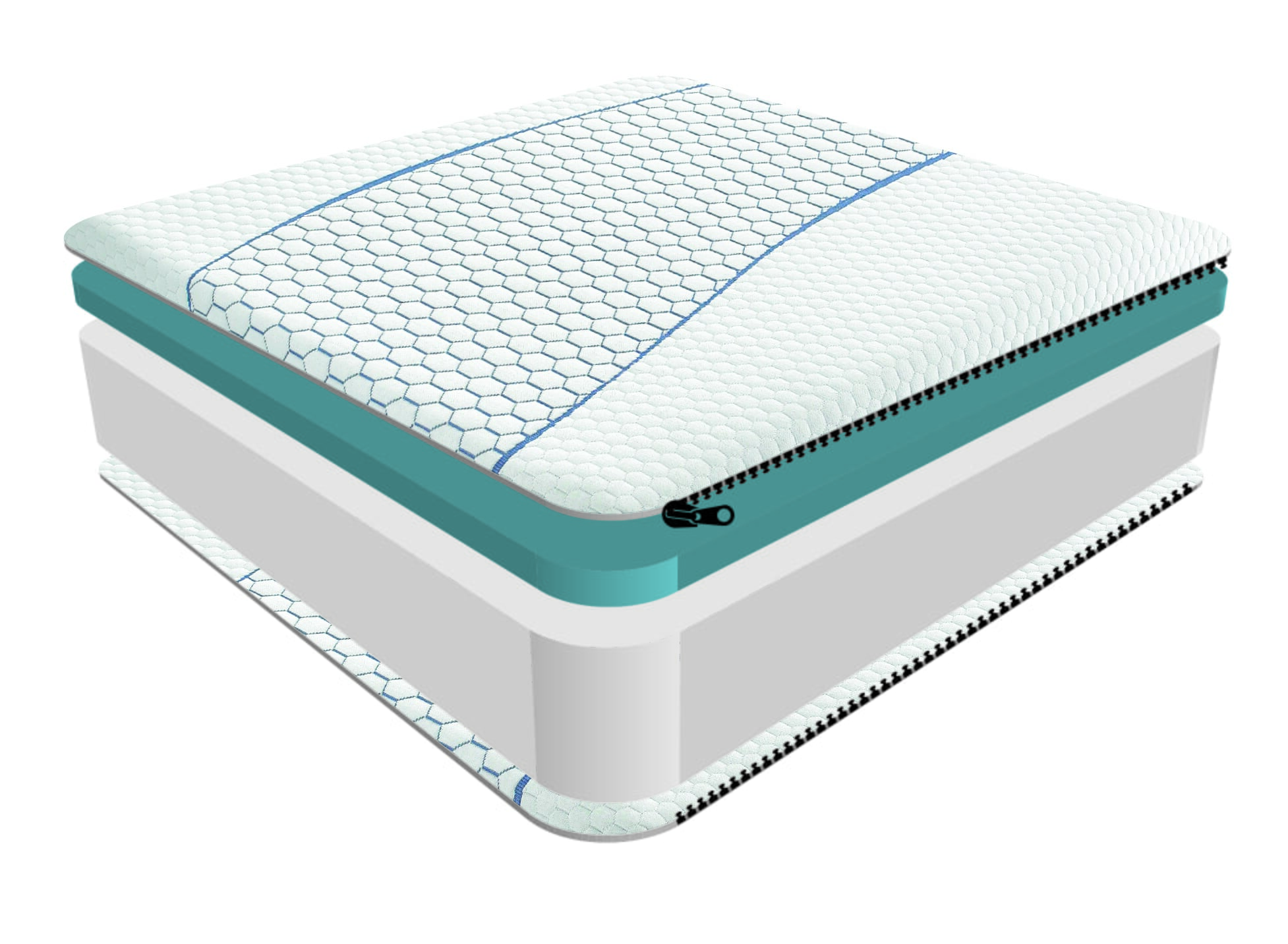 Cool blue hotsell memory foam
