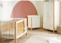 Ickle Bubba Tenby 3 Piece Furniture Set includes cot bed changing unit and wardrobe 2 colour options modern design