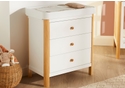 Ickle Bubba Tenby Classic Cot Bed, Changing Unit and Under Drawer