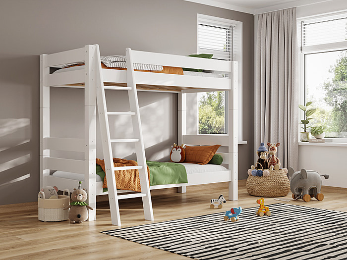 Noomi Scandinavia Bunk Bed With Angled Ladder (FSC Certified)
