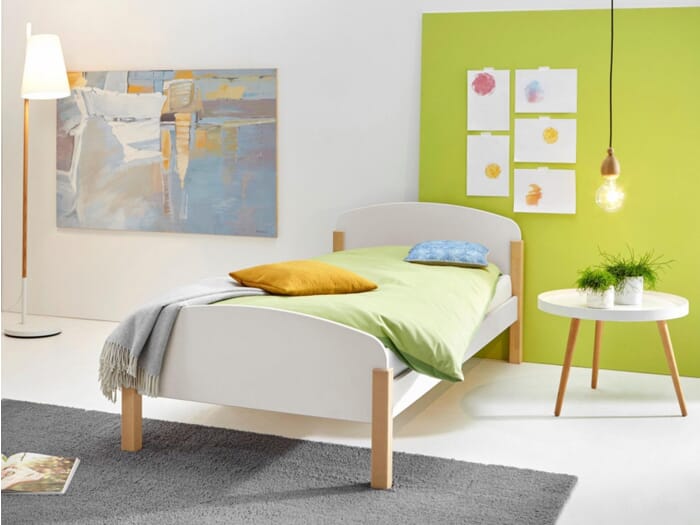 Noomi Seto White And Pine Single Bed