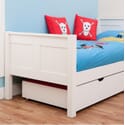 Stompa Classic Kids White Single Bed