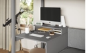 Noomi Tapio Grey Highsleeper With Futon Sofa And Desk