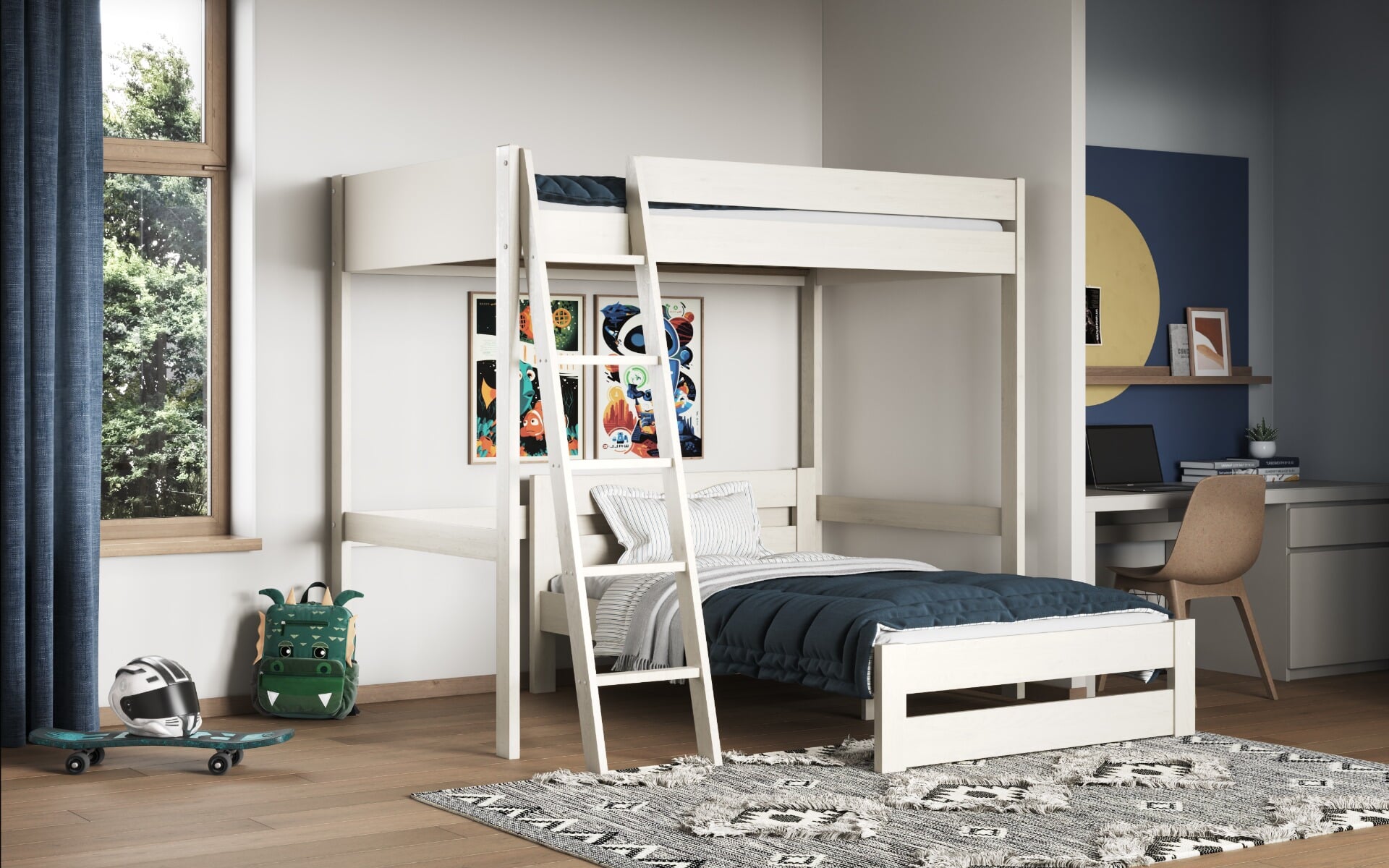 Small double on sale bed high