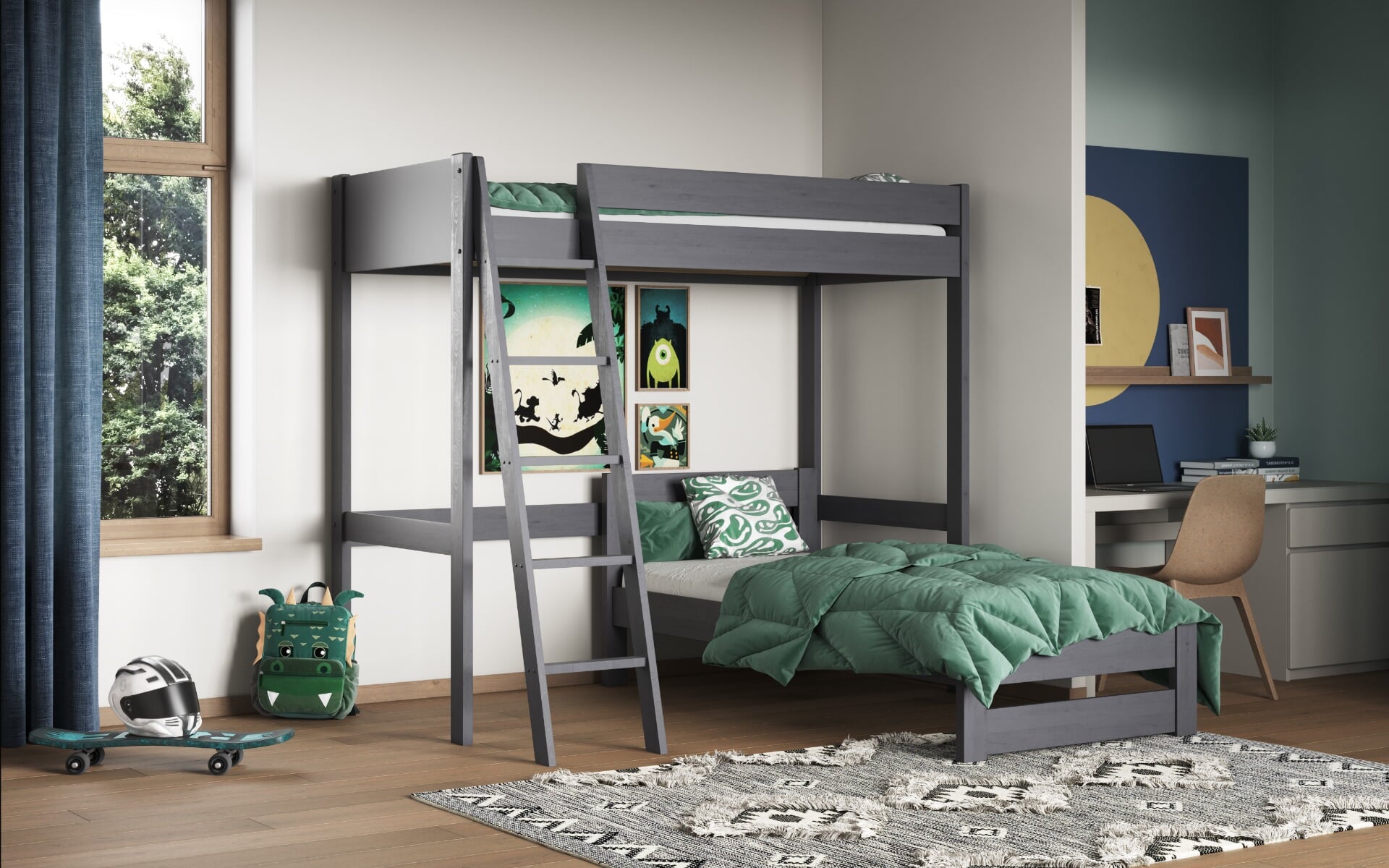 High sleeper hotsell single bed