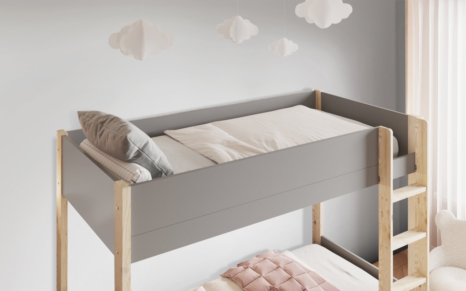 Dhp ezra twin metal deals bunk bed with trundle