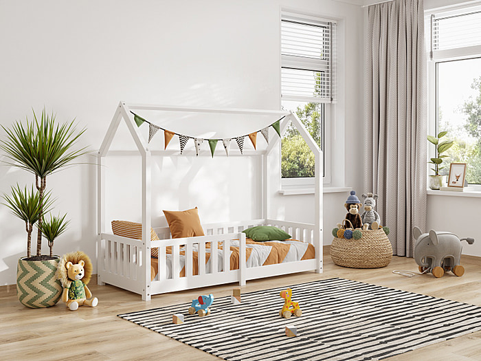 Flair Explorer Playhouse Bed White Shorty