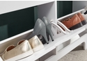 GFW Narrow 4 Drawer Shoe Cabinet