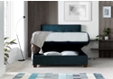 Kaydian Walkworth Fabric Ottoman Bed Frame in Ocean Blue
