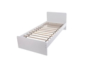 Flair Wizard Single White Bed Frame
