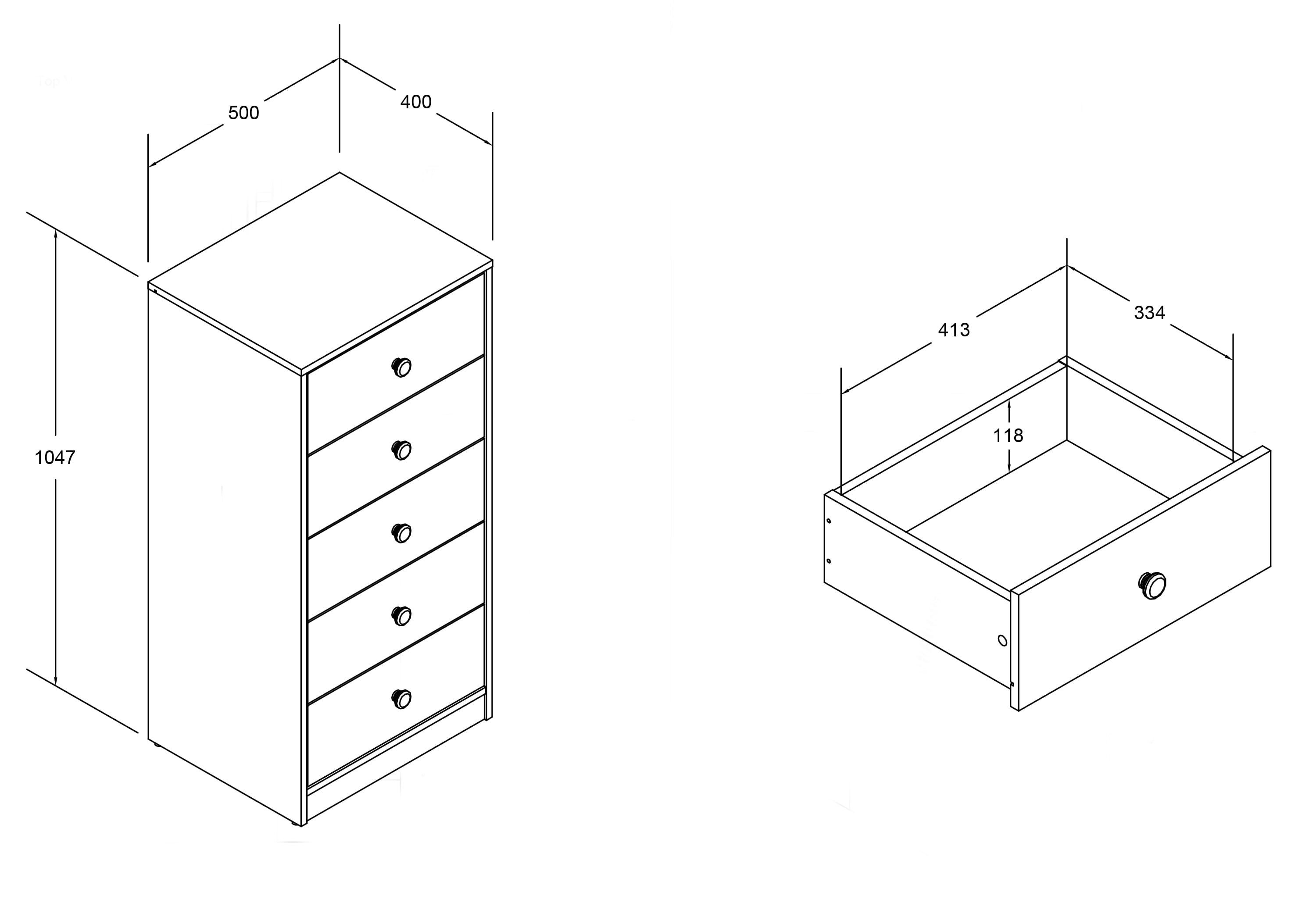 FLAIR FURNISHINGS WIZARD JUNIOR HIGH SLEEPER STORAGE STATION