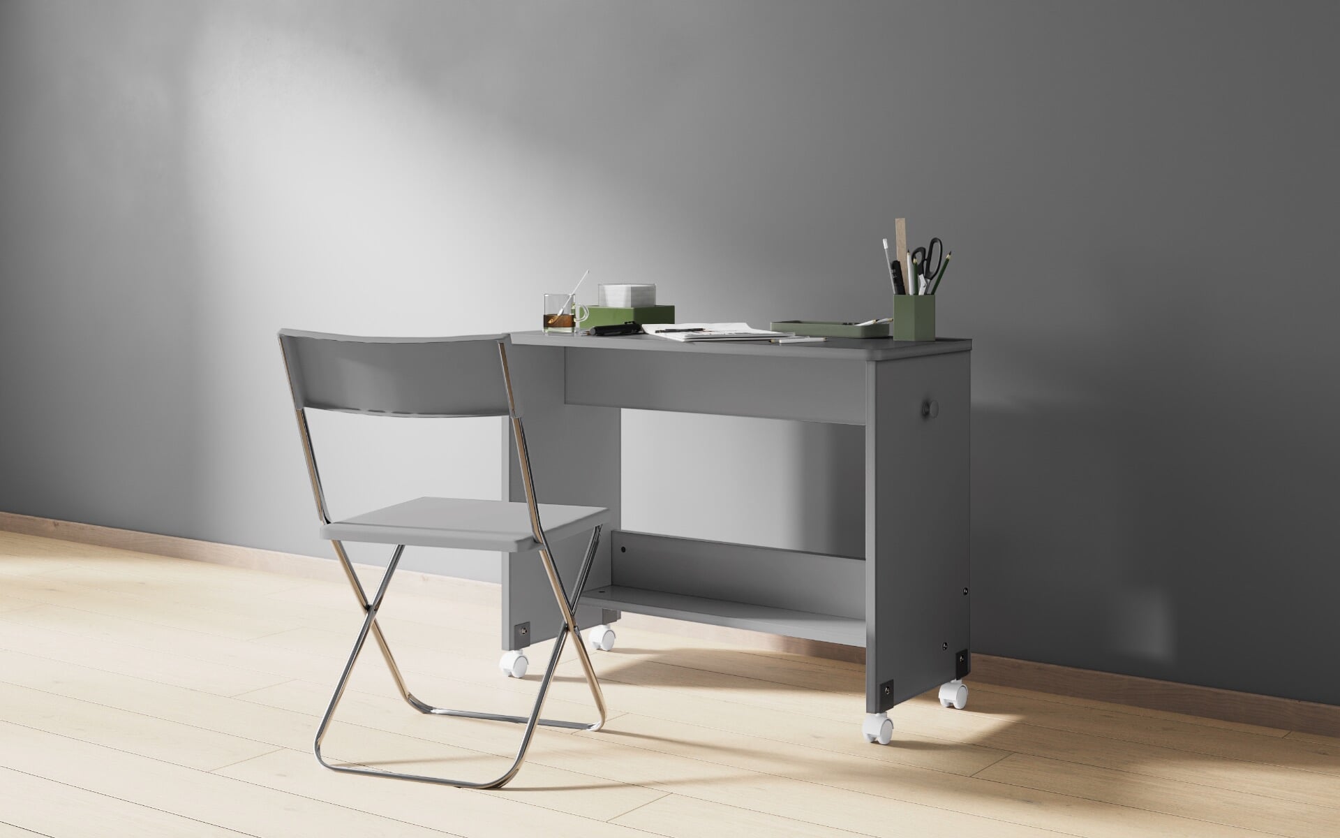 Small 2024 silver desk