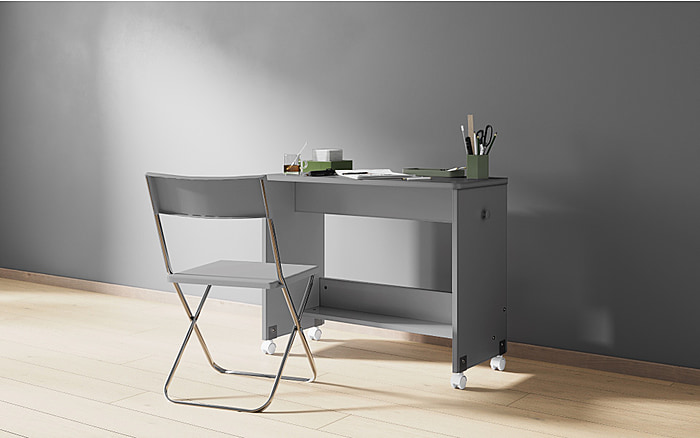Flair Wizard Grey Pull Out Desk
