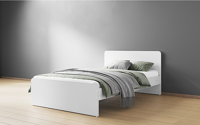 White Wizard small double bed