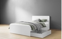 Flair Furnishings Wizard Small Double White Bed Frame