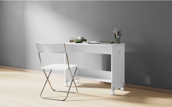 Wizard White Pull Out Desk 