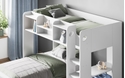 wizard highsleeper L shaped bed