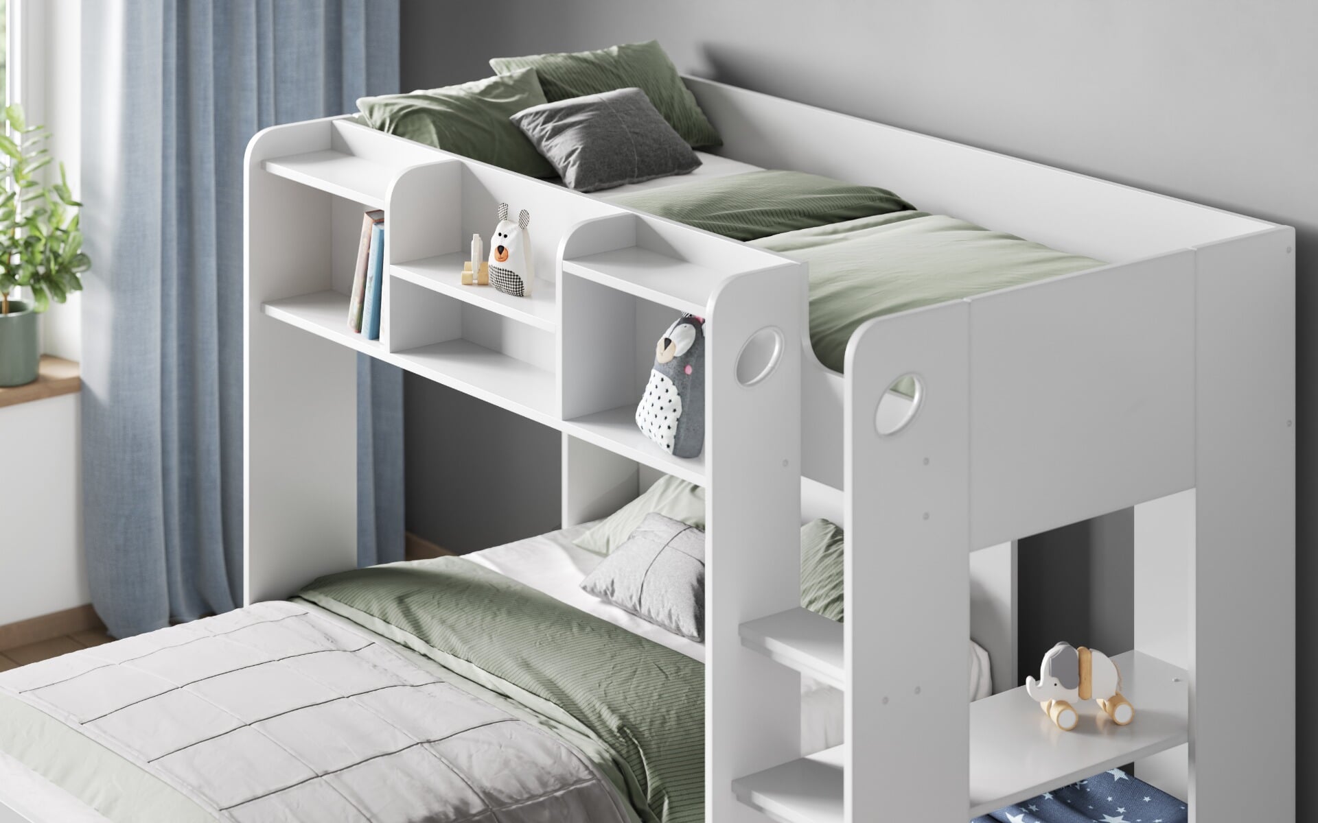L shaped mid top sleeper