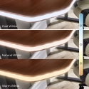 X Rocker Oka Office Desk Walnut Effect - LED Lighting & Wireless Charging - 110x55