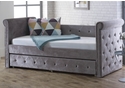 Limelight Zodiac Fabric Daybed With Trundle Silver
